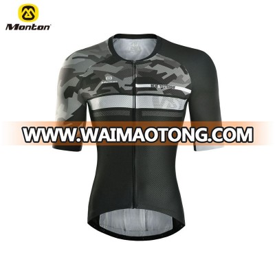 Sublimation digital printing short sleeve quick dry custom cycling bike jerseys