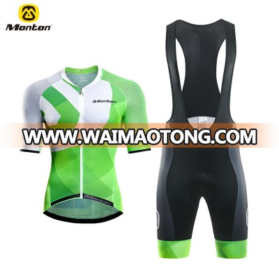 Quick Dry Team Cycling Jersey Suits Bibs Shorts Sets for Men With White Label