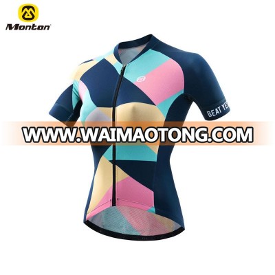 Good Quality Breathable Cycling Jersey Women's Summer Short Sleeve Cycling Jersey