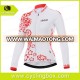 Fashion wholesale womens long sleeve cycling jersey 2016